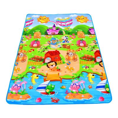 Детский игровой коврик 180x120x0,3 см, детский коврик для ползания, игрушки для детей, игровая активность, тренажерный зал, водонепроницаемый коврик, мягкий пол для улицы и дома