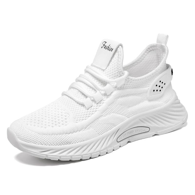 Shoes for Women New Summer Fashion Casual Sports Shoes Single Shoes Breathable Trendy Mesh Fly Woven Sports Shoes for Women