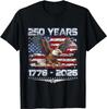 Футболка с американским флагом и орлом 250 лет 250-й день рождения 1776-2026 Футболка
