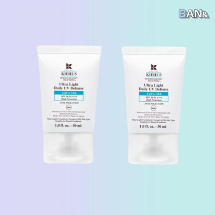 Kiehl's Ультралегкий ежедневный аква-гель с защитой от УФ-лучей Sunscreen 30 мл x 2 (17503200)