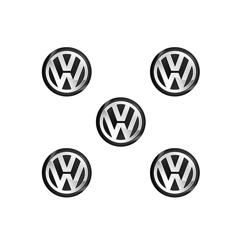 142W11mm Metal Car Key Badge Emblem Replacement Stickers For Volkswagen VW Polo Passat B5 B6 B7 T4 T5 Golf 4 5 6 Tiguan Jetta Golf