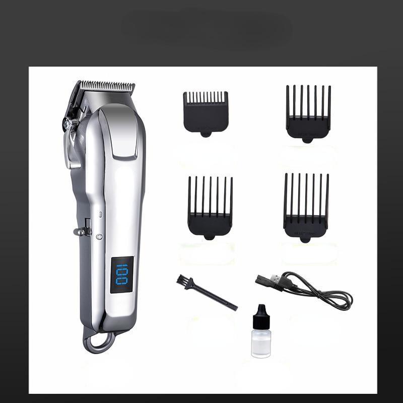 Профессиональная электрическая машинка для стрижки волос для собак, высококачественная режущая головка из стального материала, перезаряжаемый триммер для домашних животных, низкий уровень шума