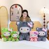 Hello Kitty Cartoon Stuffed Animal With Soft Plush Fabric For Kids And Teens