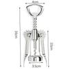 Classic Bottle Opener with Packaging Premium Zinc Alloy Wine Bottle Opener Champagne Opener and Stainless Steel Drill 6