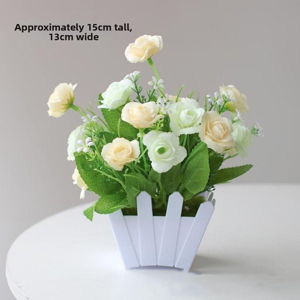 10 Styles Simulation Plant 16~22cm Home Living Room Ornaments Artificial Flowers Home Decor