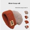 Women's Woolen Beanie with Ear Protection and Plush Lining - Ideal for Big Head Circumference, Small Face, Autumn/Winter