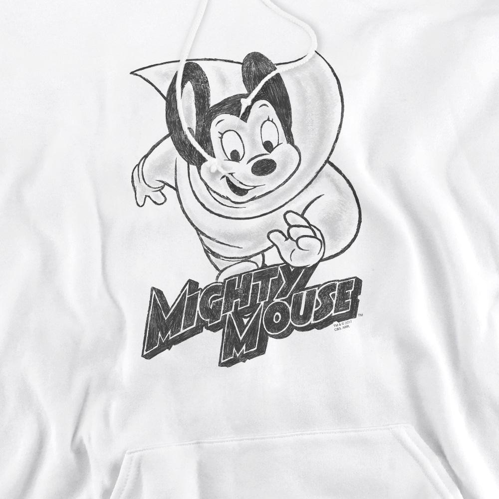 Mighty Mouse Mens Mighty Sketch Hoodie