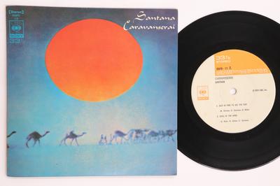 7-дюймовая пластинка SANTANA Caravanserai SOPD13 CBS SONY 1973 Япония Рок Б/у