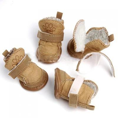 Зимние, противоскользящие сапожки для собак