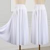 2025 Новая однотонная юбка для танцев в стиле кантри и бальных выступлений с большим подолом