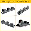 60mm Car Gauge Pod Universal Black/Carbon Single Double Triple Car Meters Holder for Left Drive Car for 60mm Gauges