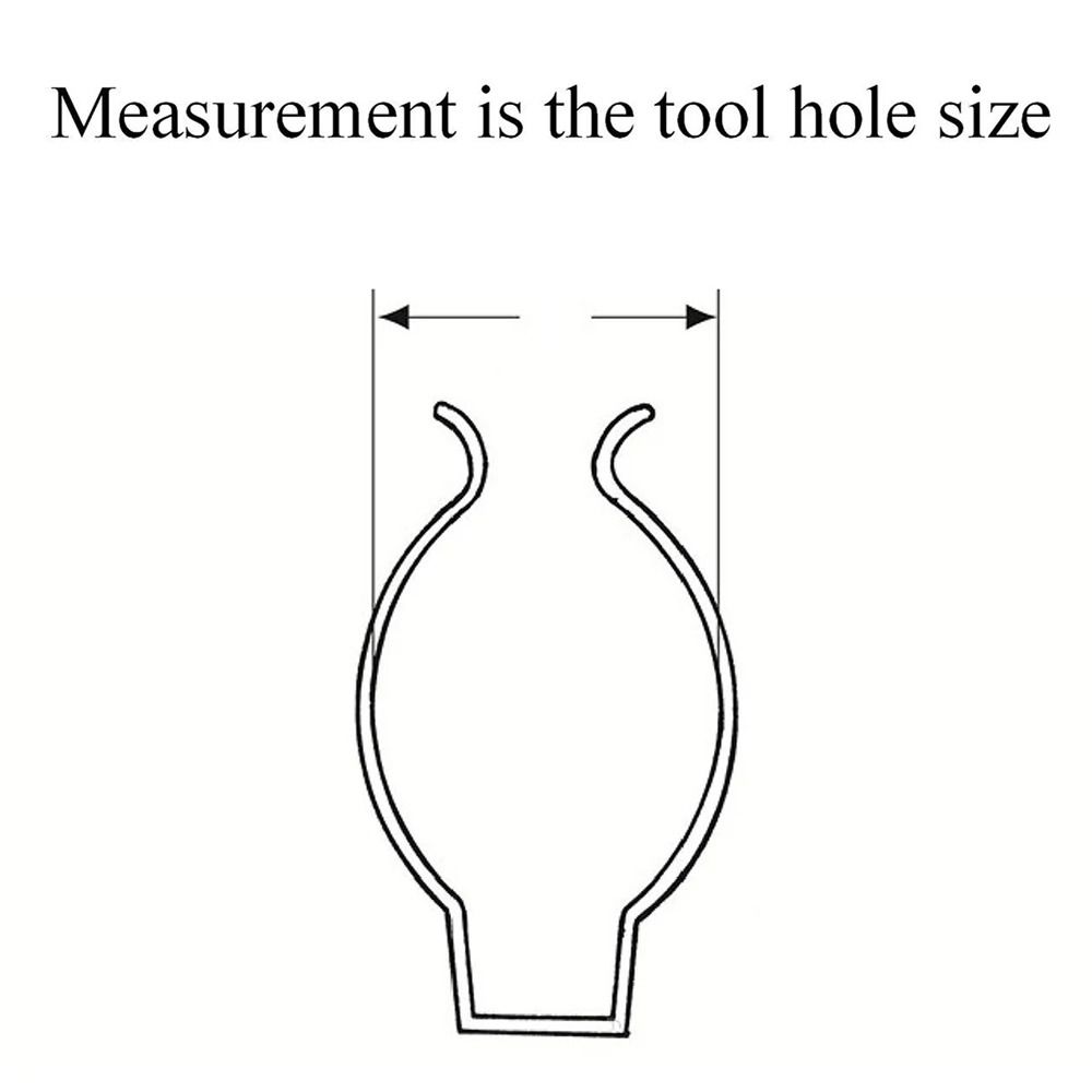 10Pcs Clamp Holders Lamp Tube Clip Heavy Duty Pipes Clamp Spring Terry Clip  for 25mm/32mm Dia Tube