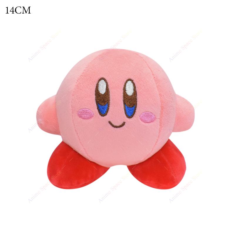 New Arrival Star Kirby Big Butt Bigfoot Plush Toy Kirby Rose Flower Soft Stuffed Peluche Dolls for Boy Girl Valentine's Day Gift