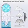 Stationery School Office Supplies Ruler Learning Measuring Tool Geometric Drawing Protractor