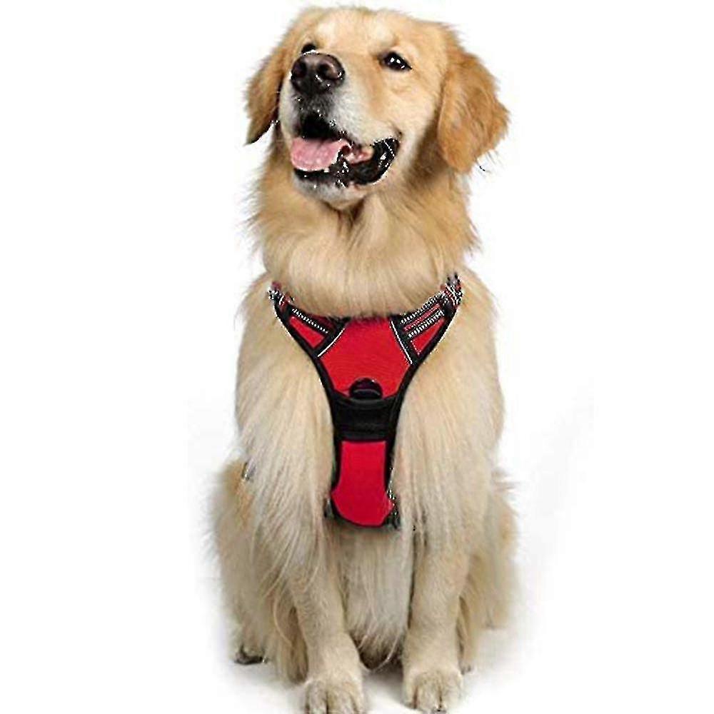 No-pull Dog Harness Padded Adjustable Pet Vest Harness For Large Dogs Training Or Walking-yu