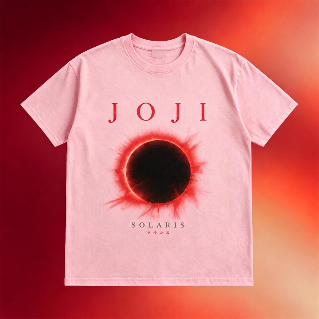 Joji Merch 2026 Joji Solaris Tour Tshirt Summer Unisexs Unisexs Street Support Clothing Fashion Oversized Pure Cotton Tshirt