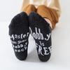 Men Women Funny Socks Words Printed Socks Cotton Casual Sokken Unisex Lovers Socks Valentine Crew