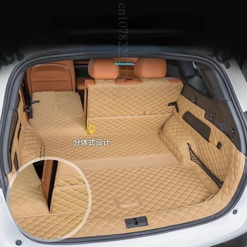 Для Xpeng G9 G6 2024 Индивидуальный коврик в багажник автомобиля Водонепроницаемый вкладыш в багажник Автомобильные аксессуары Полностью закрывающий оригинальный заводской