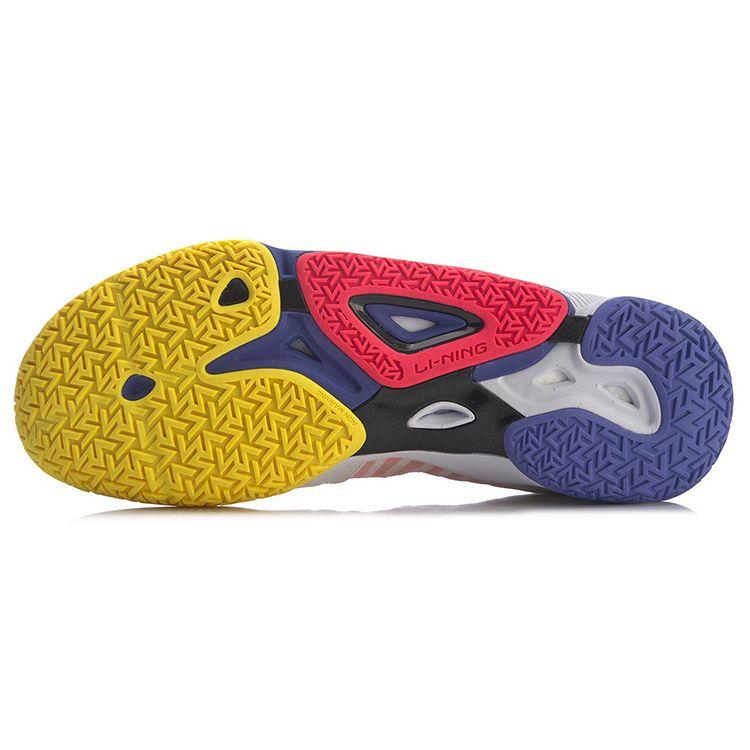 Мужские Бадминтонные Кроссовки Li Ning Attack 4 Низкие Бело-Красные AYAR011-3