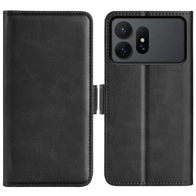 Dual-side Magnetic Buckle Horizontal Flip Leather Phone Case