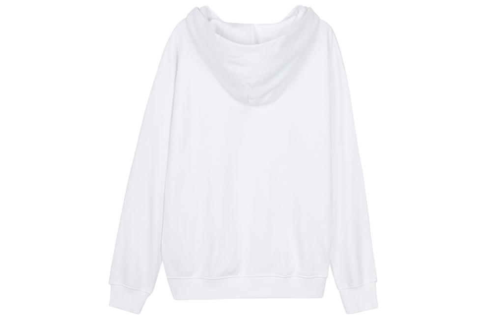 New Balance Sweatshirts Unisex White Hooded Moderate Regular