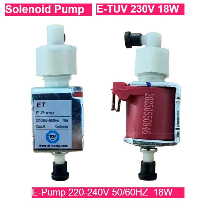 ET Pump 18w Mini Solenoid Pump 27-36cc/min 4.0Bar High Pressure Low Noise 500H Life AC230V/50Hz for Home Industry