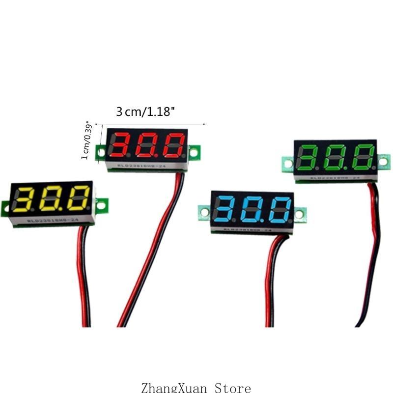 DC2.5V-30V Voltmeter 0.28" LED Digital Volt-Instrument Tool Tester Meter 3XUF