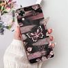Case For Oppo A17k A17 4G Back Cover Oppo CPH2471 CPH2477 Colorful Butterfly Flower Painting Phone Cases Transparent Soft TPU