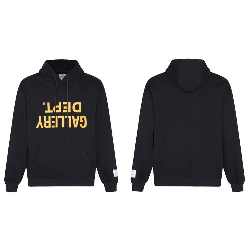 Correct version Tide Gallery Dept New Flip Flip Flip Base Letter Logo Slogan Hoodie American High Street