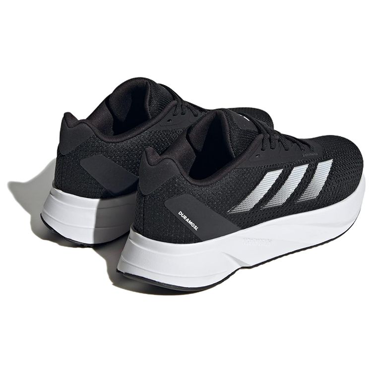 adidas Duramo SL черно-белые женские кроссовки Core-Black Cloud-White Carbon ID9853