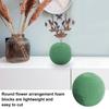Floral Foam Blocks Green Spherical Flower Mud Florist Plant Foam Ball for Live/Artificial Flower Arrangement Wedding Vase Decoration