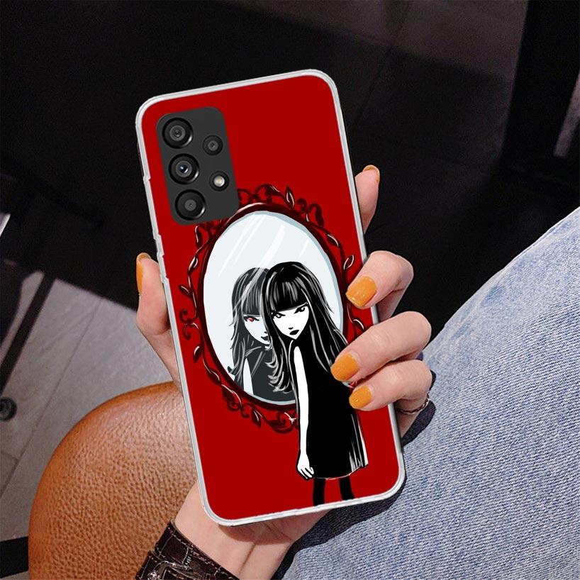 Comics Emily The Strange Phone Case For Samsung Galaxy A17 A16 A15 A14 A13 A57 A56 A55 A54 A53 A37 A36 A35 A34 A33 A26 A25 A24 A