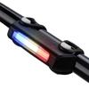 Tricolor 7 Modes Light Rear Light Bike Light COB USB Rechargeable Bike Taillights For Cycling Safety