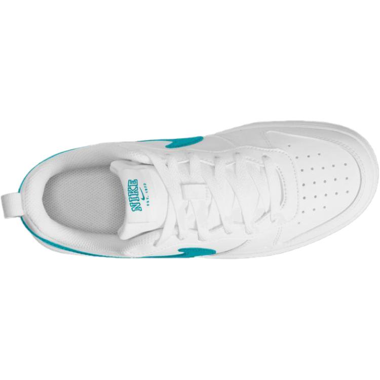 Nike Кроссовки Court Borough GS White Teal для детей IV5964101