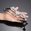 Mini Archery Bow Set Right Hand Mini Compound Bow Stainless Steel Catapult for Hunting Safe Suction Cup Arrow Game