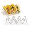 Food Display Stainless Steel Kitchen Restaurant Stand Tray Taco Holder Kitchen Tools Pizza Rack
