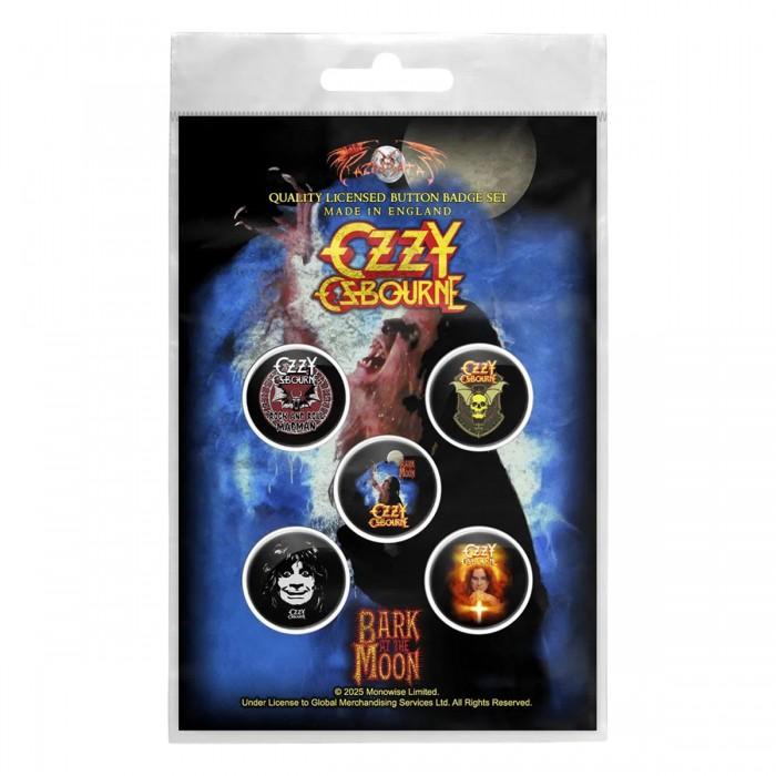 Ozzy Osbourne Bark At The Moon Button Badge (Pack of 5)