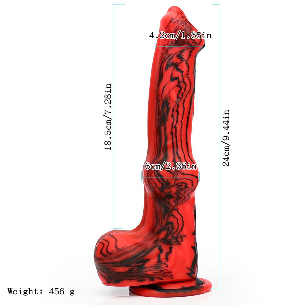 Силиконовый пенис для животных, дилдо для собак, мягкий член-монстр с присоской, анальная пробка, игрушка для мужской и женской мастурбации, взрослые анальные секс-игрушки для женщин