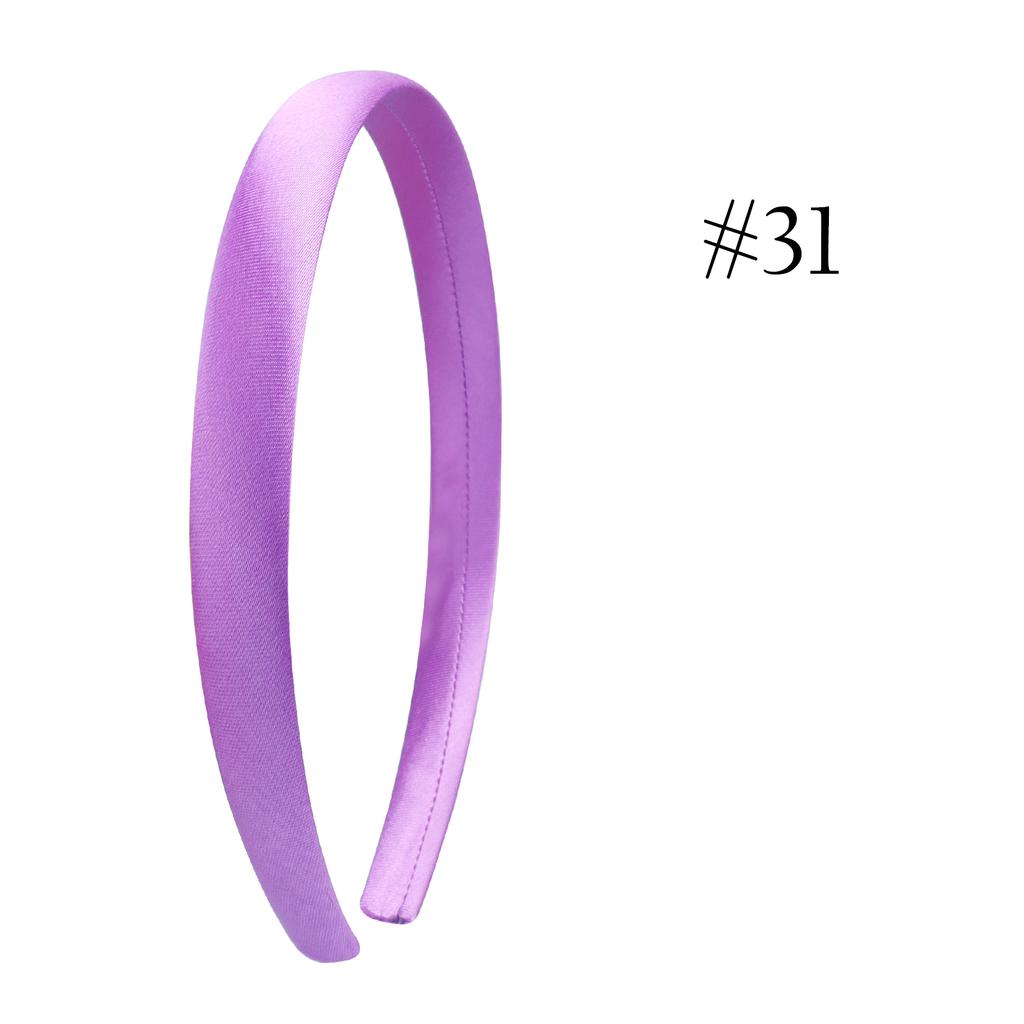 1,5 см Однотонные повязки на голову Сатиновая повязка для рукоделия Сделай сам Повязка для волос Красочные сатиновые повязки на голову для девочек и женщин