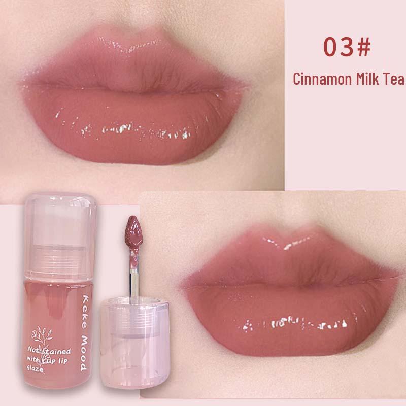 Kekemood Мини Ведерко для Льда Блеск для Губ: Стойкие, увлажняющие пухлые губы для молодого сияния.