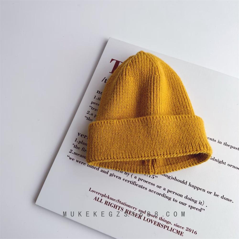 Детская шапочка однотонная вязаная детская зимняя шапка для детей теплая вязаная крючком шапка для мальчиков и девочек шапка для малышей детский чепчик Gorras Gorro