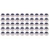 50Pcs Lock Nuts Nylon 304 Stainless Steel Silver M8 Hex SelfLocking Assortment Kit