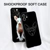 Черный чехол из ТПУ для Motorola Edge 20 Lite Pro 2021 S Moto E20 E30 E40 E7 4G G 5G Plus Sphynx Cat