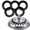 5Pcs Rubber Seal Basket Strainer Plug Gasket Franke Fitting Sink Drainer Kitchen Sink Part