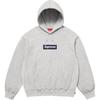 Supreme Толстовка с капюшоном и логотипом-коробкой (25FW) Серый вереск