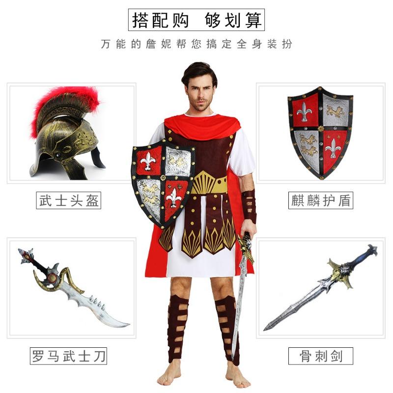 Halloween Costume Gladiator Adult Ancient Spartan Warrior Costume Ninja Warrior Costume