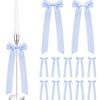 12pcs Portable Decorations Satin Surface Bowknot Multifunctional Versatile Wedding Decorations