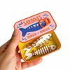 3D Printed Sardine Jewelry Box Fishbone Insert Trinket Storage Box  Desk Storage
