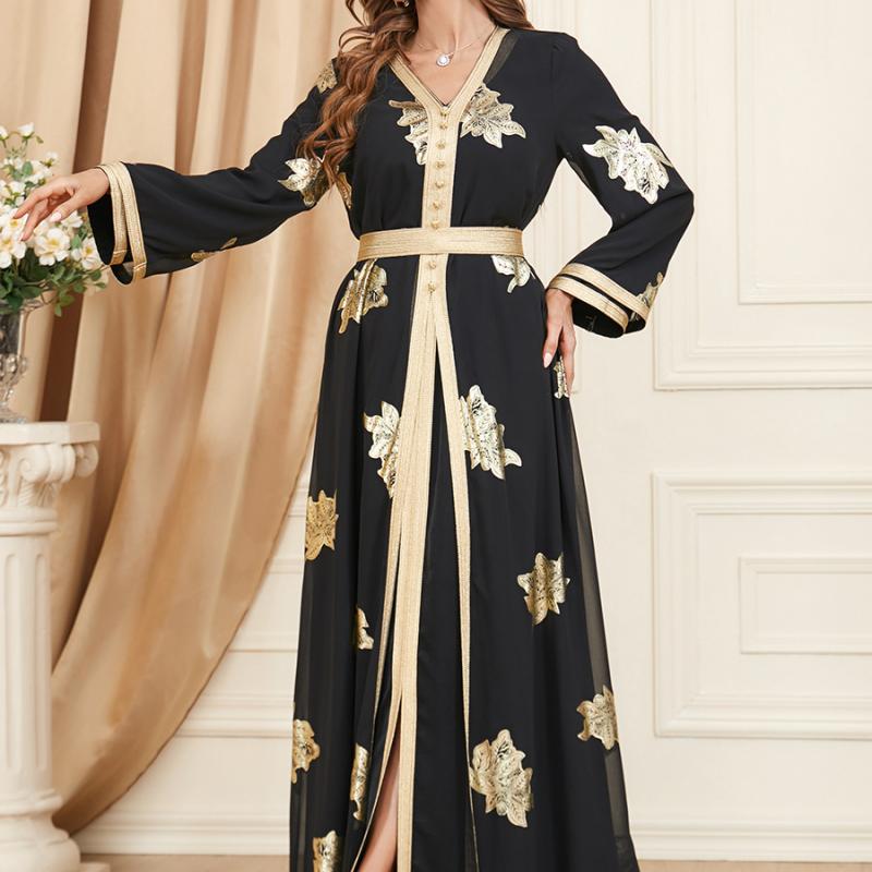 Мусульманская женская одежда Ближнего Востока, Абая, весенняя модная женская одежда, платье из двух частей