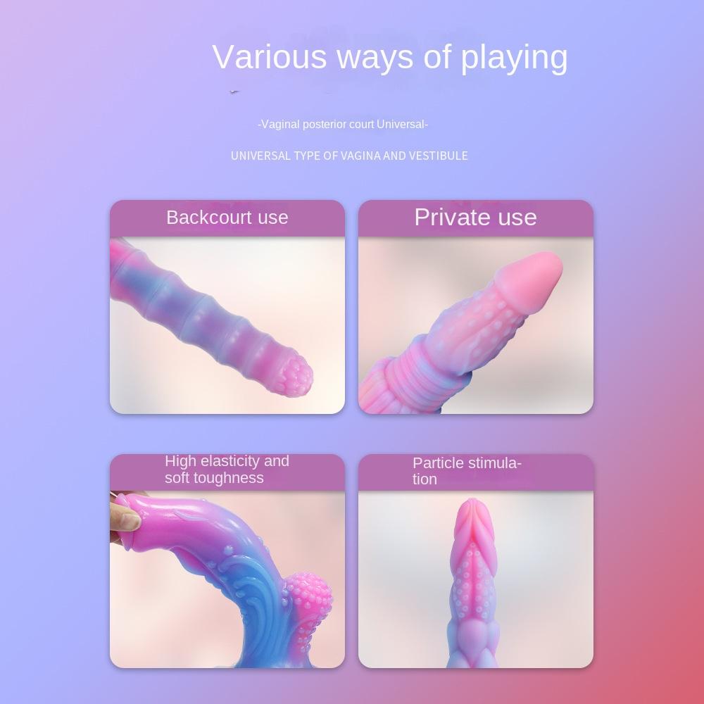 Светящийся в темноте жидкий силиконовый реалистичный дилдо - мягкий реалистичный поддельный пенис для женщин, взрослые секс-игрушки для чувственного удовольствия